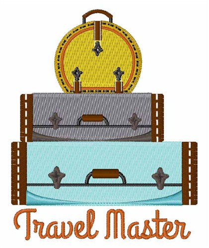 Travel Master Machine Embroidery Design