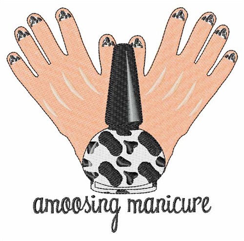 Amoosing Manicure Machine Embroidery Design