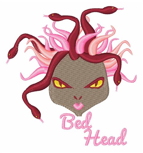 Bed Head Machine Embroidery Design