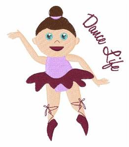 Picture of Dance Life Machine Embroidery Design