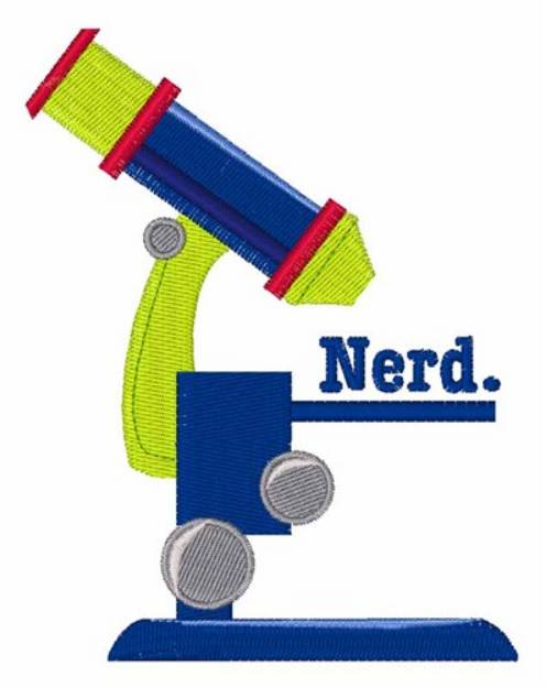 Picture of Science Nerd Machine Embroidery Design