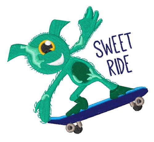 Sweet Ride Machine Embroidery Design