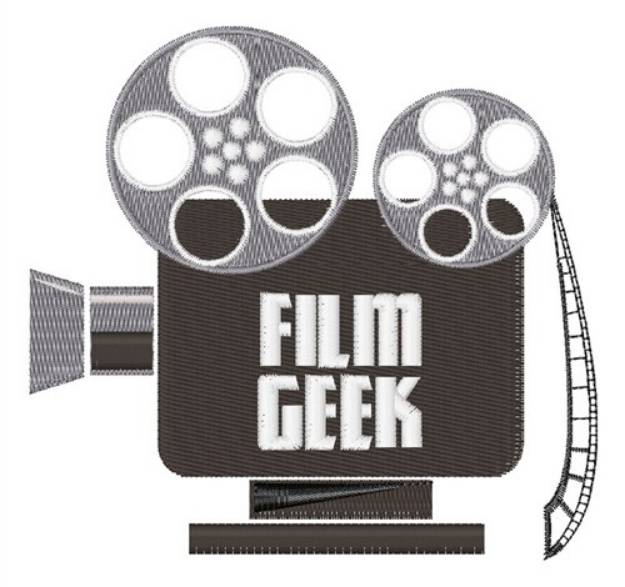 Picture of Film Geek Machine Embroidery Design