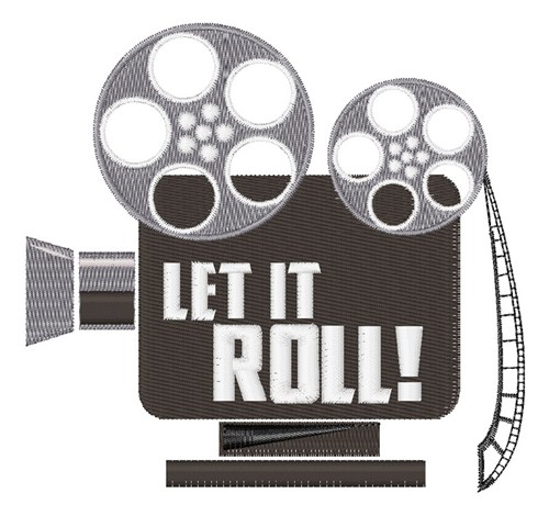 Let It Roll Machine Embroidery Design