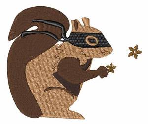 Picture of Masked Squirrel Machine Embroidery Design