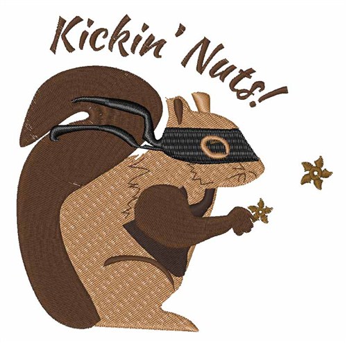Kickin Nuts Machine Embroidery Design