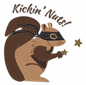 Picture of Kickin Nuts Machine Embroidery Design