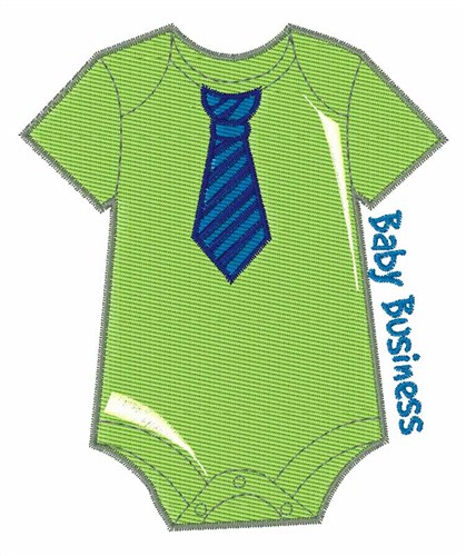 Baby Business Machine Embroidery Design