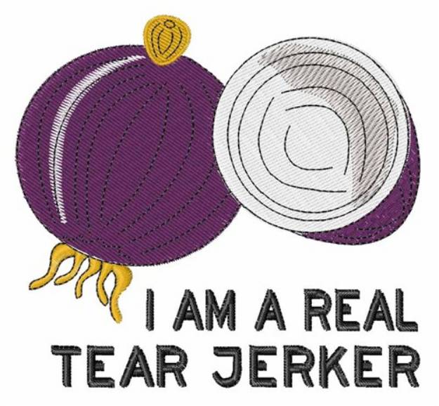 Picture of Tear Jerker Onion Machine Embroidery Design