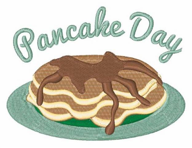 Picture of Pancake Day Machine Embroidery Design