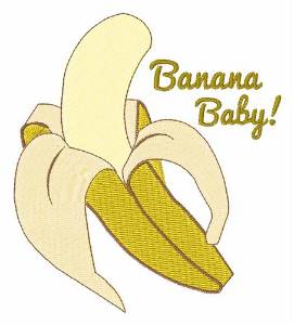Picture of Banana Baby Machine Embroidery Design