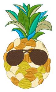 Picture of Sunny Pineapple Machine Embroidery Design