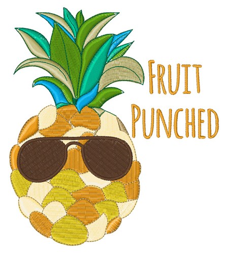 Fruit Punched Machine Embroidery Design
