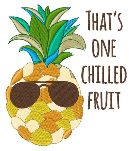 Chilled Fruit Machine Embroidery Design