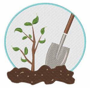 Picture of Tree Planting Machine Embroidery Design