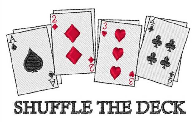 Picture of Shuffle The Deck Machine Embroidery Design