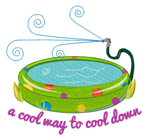 Cool Down Machine Embroidery Design