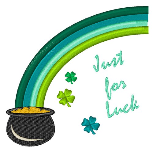 Just For Luck Machine Embroidery Design