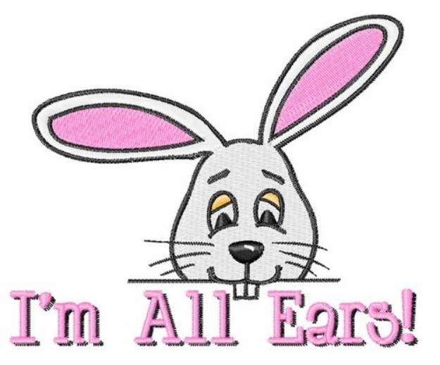 Picture of Im All Ears Machine Embroidery Design
