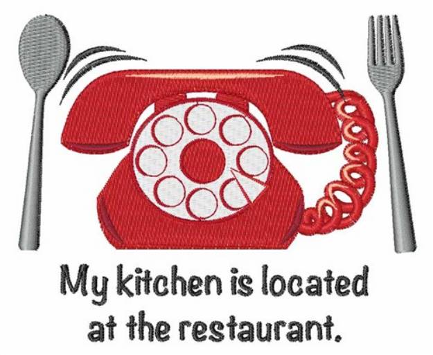 Picture of My Kitchen Machine Embroidery Design