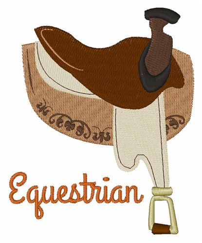 Equestrian Machine Embroidery Design