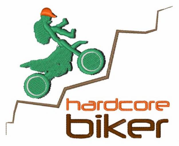 Picture of Hardcore Biker Machine Embroidery Design