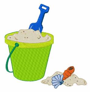 Picture of Sand Pail Machine Embroidery Design