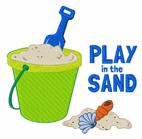 Play In The Sand Machine Embroidery Design