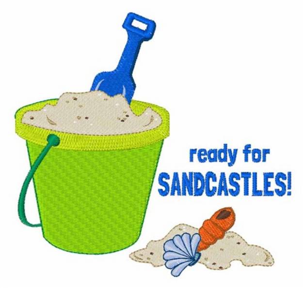 Picture of Ready For Sandcastles Machine Embroidery Design