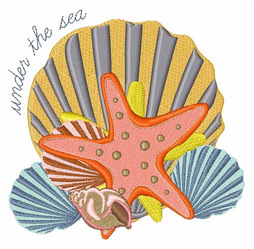 Under The Sea Machine Embroidery Design