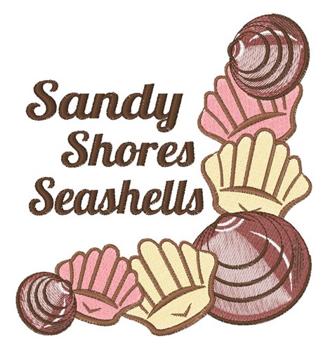 Sandy Shores Machine Embroidery Design