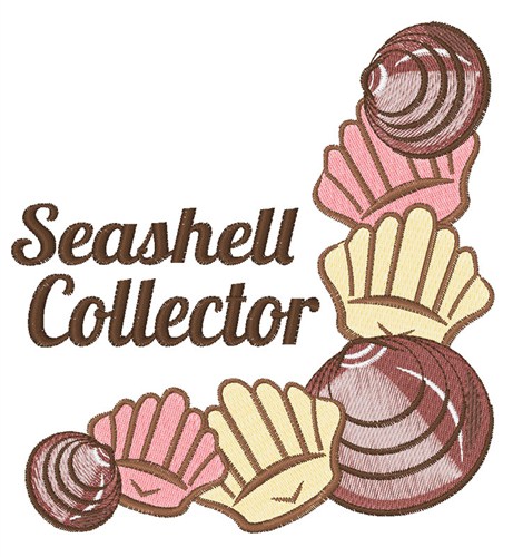 Seashell Collector Machine Embroidery Design