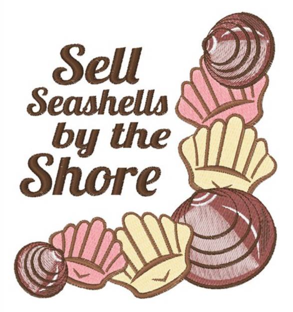 Picture of Seashore Machine Embroidery Design