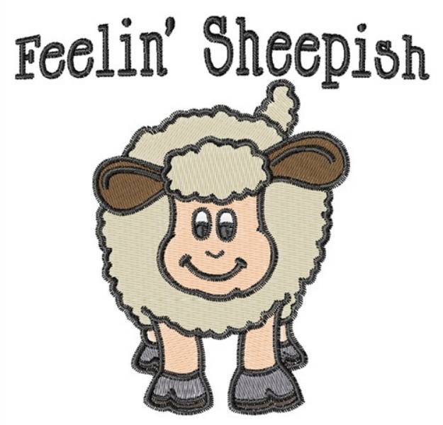 Picture of Feelin Sheepish Machine Embroidery Design