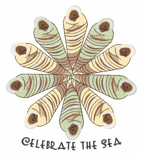 Celebrate The Sea Machine Embroidery Design