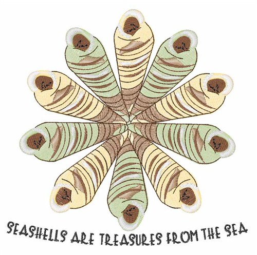 Sea Treasures Machine Embroidery Design