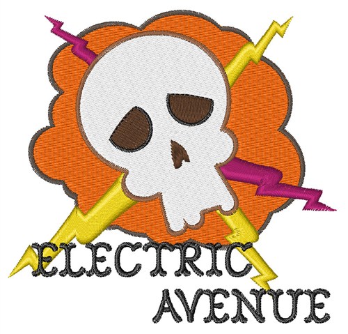 Electric Avenue Machine Embroidery Design
