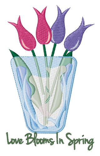 Love Blooms Machine Embroidery Design