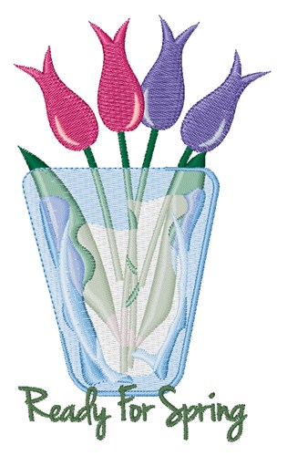Ready For Spring Machine Embroidery Design