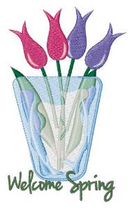 Picture of Welcome Spring Machine Embroidery Design