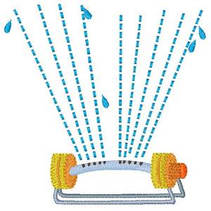 Picture of Sprinkler Machine Embroidery Design