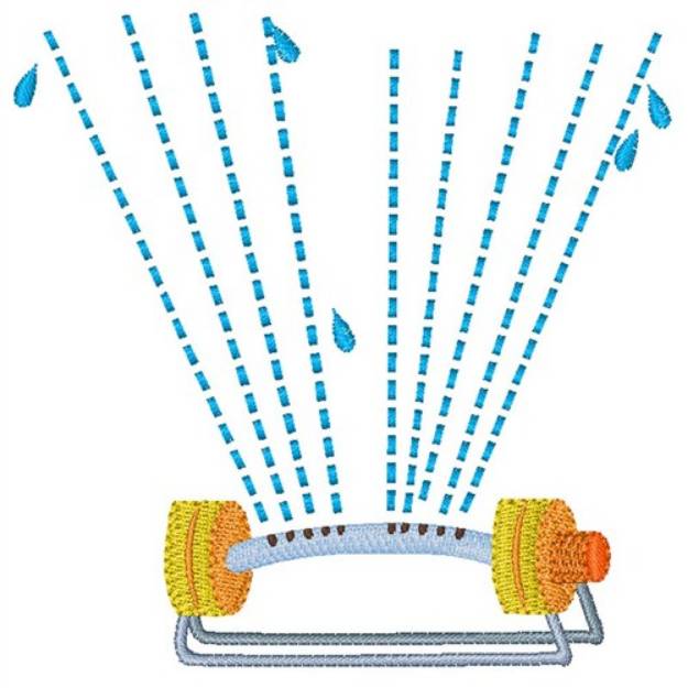 Picture of Sprinkler Machine Embroidery Design