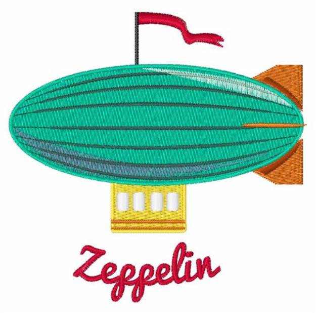 Picture of Zeppelin Machine Embroidery Design