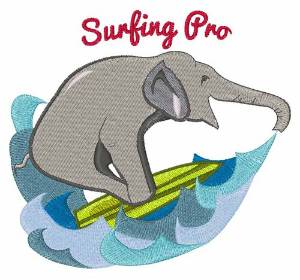 Picture of Surfing Pro Machine Embroidery Design