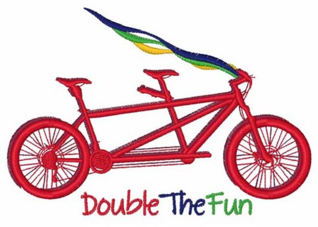 Picture of Double The Fun Machine Embroidery Design