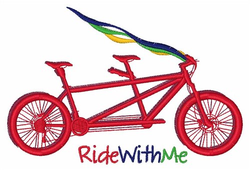 Ride With Me Machine Embroidery Design