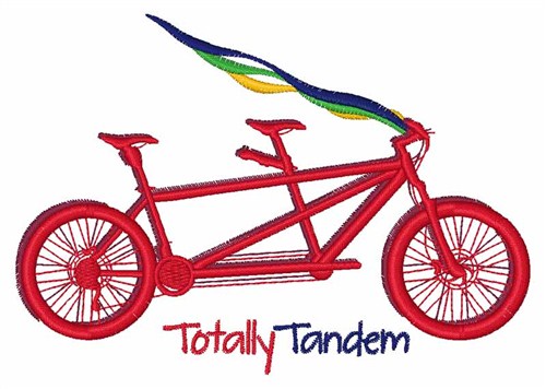 Totally Tandem Machine Embroidery Design