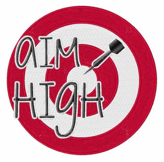Picture of Aim High Machine Embroidery Design