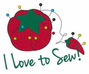 Picture of Love To Sew Machine Embroidery Design