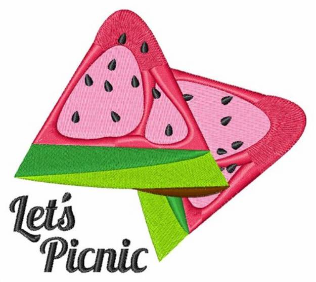 Picture of Lets Picnic Machine Embroidery Design